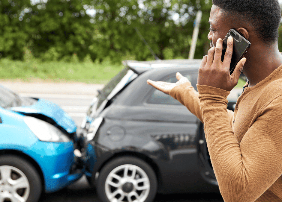 Car accident scene